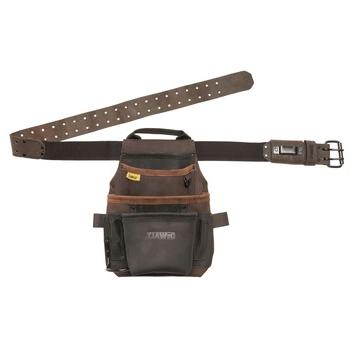 工具皮带| Dewalt DWST550115皮革工具袋和皮带