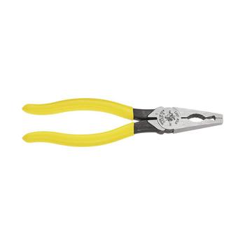 钳子| 克莱恩的工具 D333-8导管锁紧螺母和扩孔钳-黄色手柄