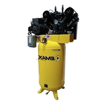 空压机| emax ei07v080v1.5马力80加仑. 2级单相工业V4压力润滑泵31 CFM @100 PSI空气压缩机